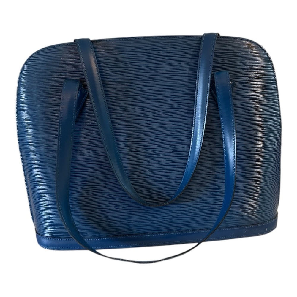 AUTHENTIC LV BLUE ÉPI LUSSAC Tote